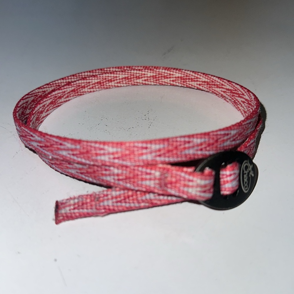 Chaco Red Zigzag Bracelet
